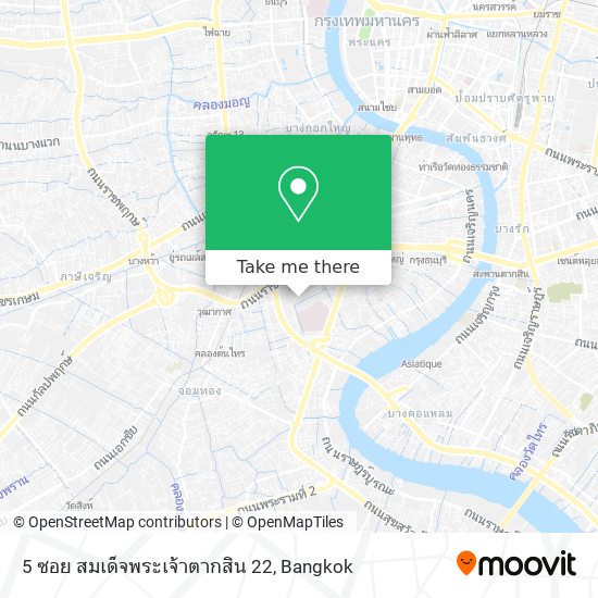 5 ซอย สมเด็จพระเจ้าตากสิน 22 map