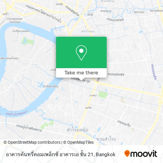 อาคารคันทรี่คอมเพล็กซ์ อาคารเอ ชั้น 21 map