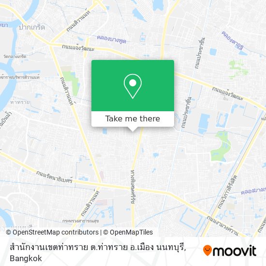 สำนักงานเขตท่าทราย ต.ท่าทราย อ.เมือง นนทบุรี map