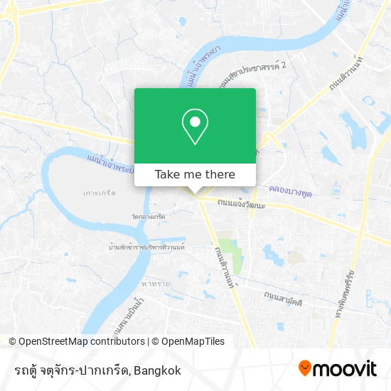 รถตู้ จตุจักร-ปากเกร็ด map