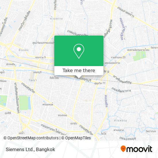 Siemens Ltd. map