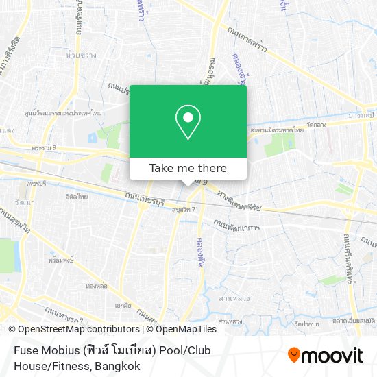 Fuse Mobius (ฟิวส์ โมเบียส) Pool / Club House / Fitness map