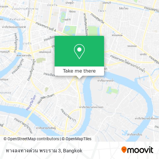 ทางลงทางด่วน พระราม 3 map