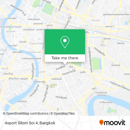 4sport Silom Soi 4 map