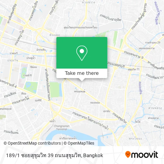 189 / 1 ซอยสุขุมวิท 39 ถนนสุขุมวิท map