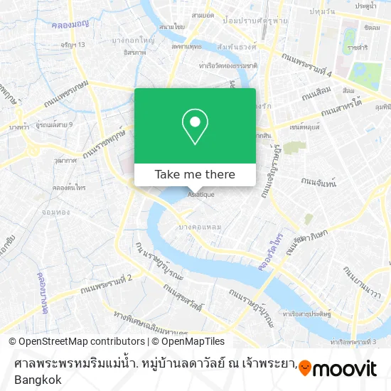 ศาลพระพรหมริมแม่น้ำ.  หมู่บ้านลดาวัลย์ ณ เจ้าพระยา map