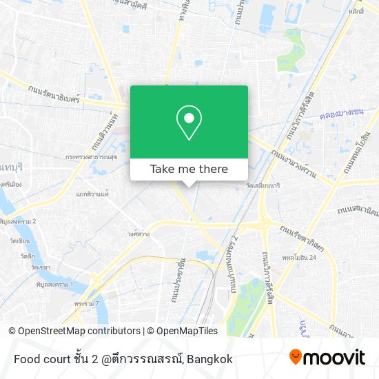 Food court ชั้น 2 @ตึกวรรณสรณ์ map