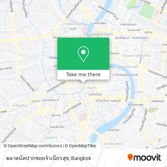 ตลาดนัดปากซอยจำเนียรสุข map