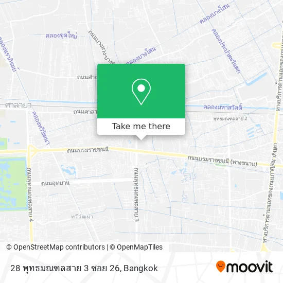 28 พุทธมณฑลสาย 3 ซอย 26 map