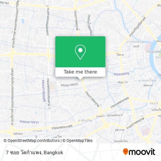 7 ซอย วัดกำแพง map