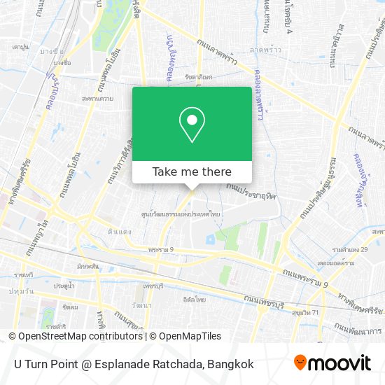 U Turn Point @ Esplanade Ratchada map