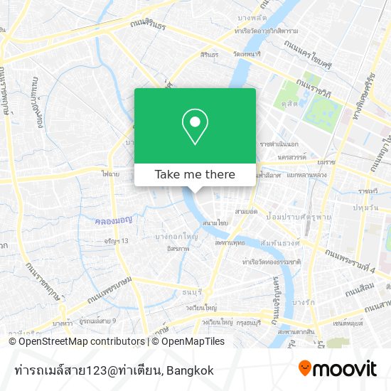 ท่ารถเมล์สาย123@ท่าเตียน map