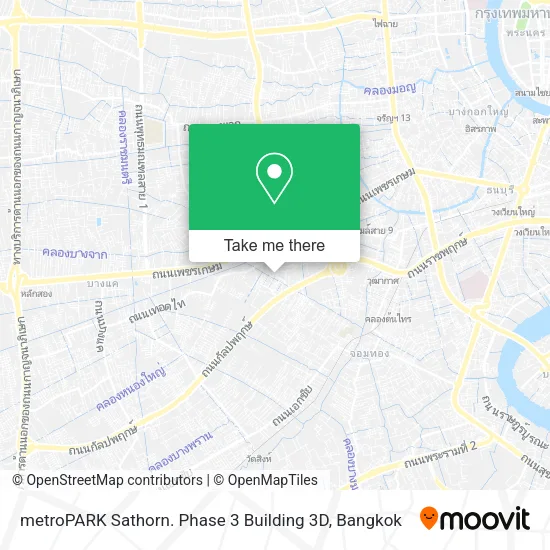 metroPARK Sathorn. Phase 3 Building 3D map