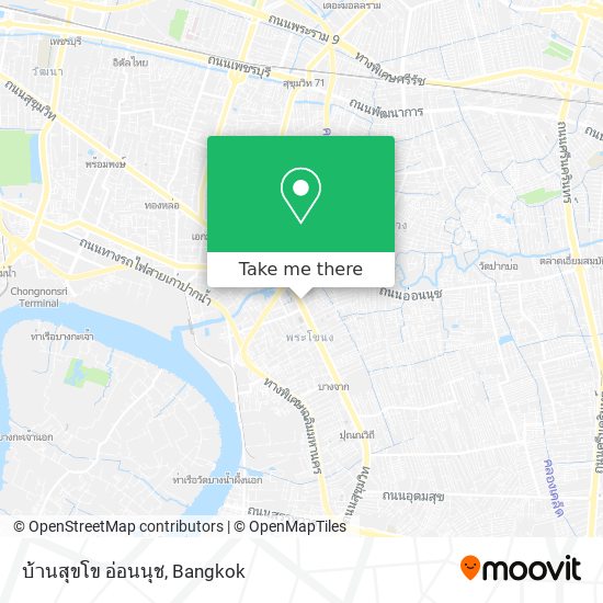 บ้านสุขโข อ่อนนุช map