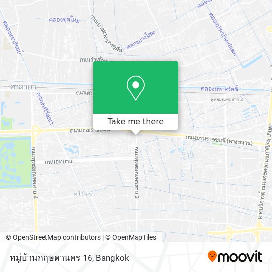 หมู่บ้านกฤษดานคร 16 map