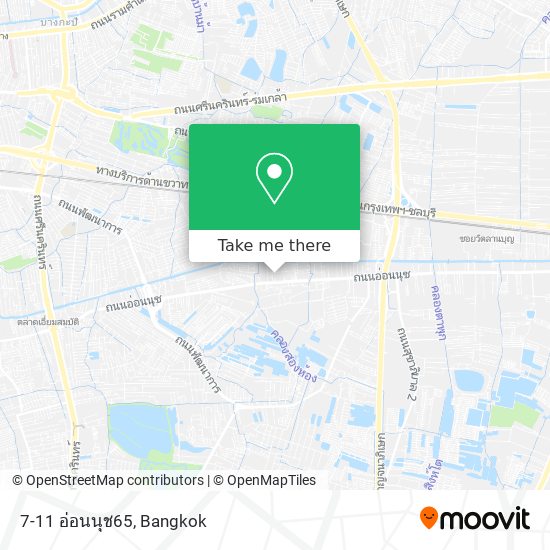 7-11 อ่อนนุช65 map
