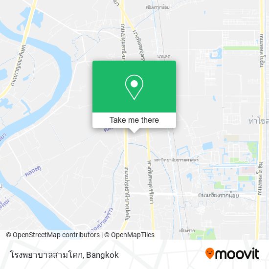 โรงพยาบาลสามโคก map