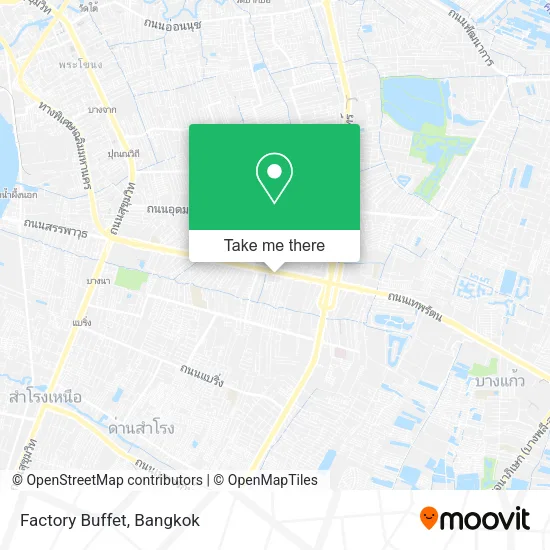 Factory Buffet map