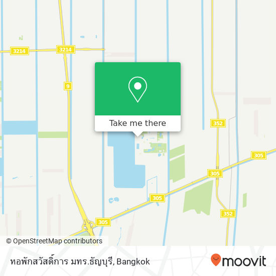 หอพักสวัสดิ์การ มทร.ธัญบุรี map