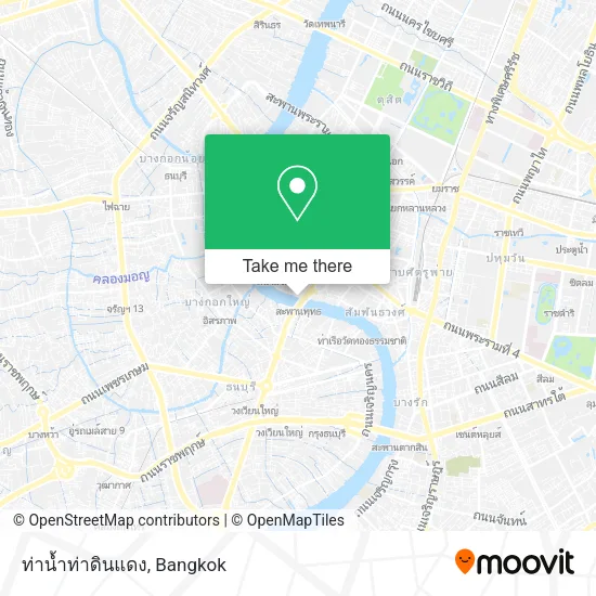 ท่าน้ำท่าดินแดง map