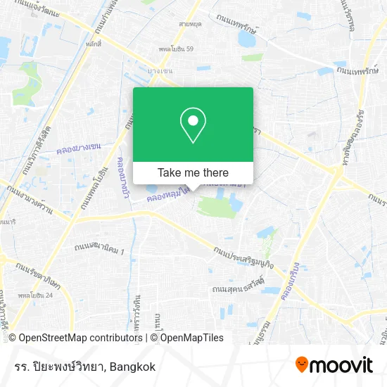 รร. ปิยะพงษ์วิทยา map