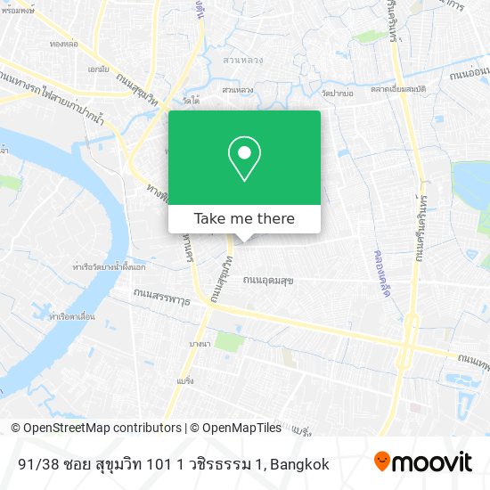 91 / 38 ซอย สุขุมวิท 101 1 วชิรธรรม 1 map