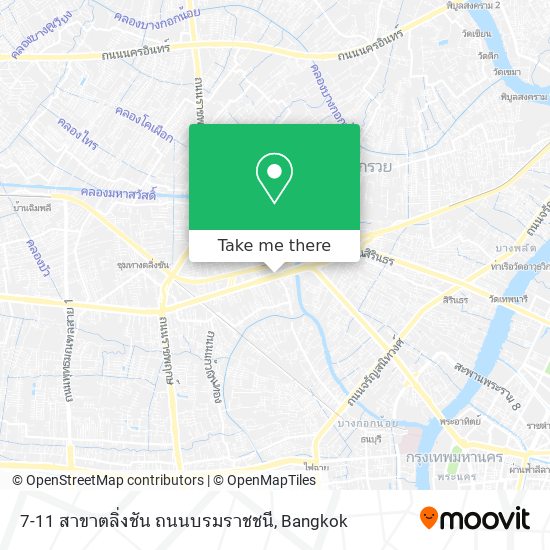 7-11 สาขาตลิ่งชัน ถนนบรมราชชนี map