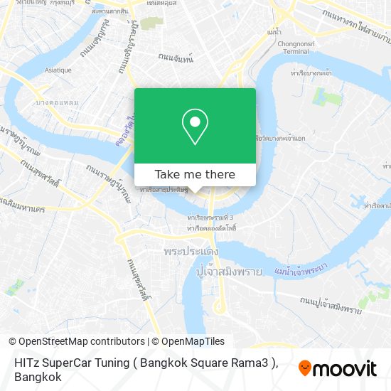 HITz SuperCar Tuning ( Bangkok Square Rama3 ) map