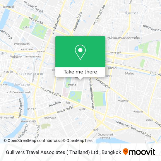 Gullivers Travel Associates ( Thailand) Ltd. map