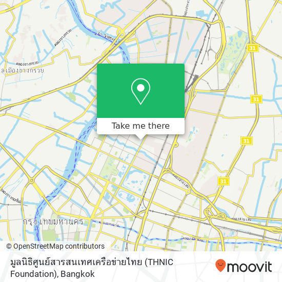 มูลนิธิศูนย์สารสนเทศเครือข่ายไทย (THNIC Foundation) map