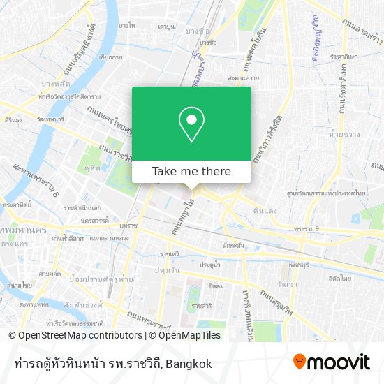 ท่ารถตู้หัวหินหน้า รพ.ราชวิถี map