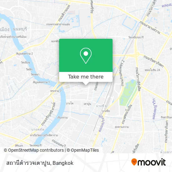 สถานีตำรวจเตาปูน map