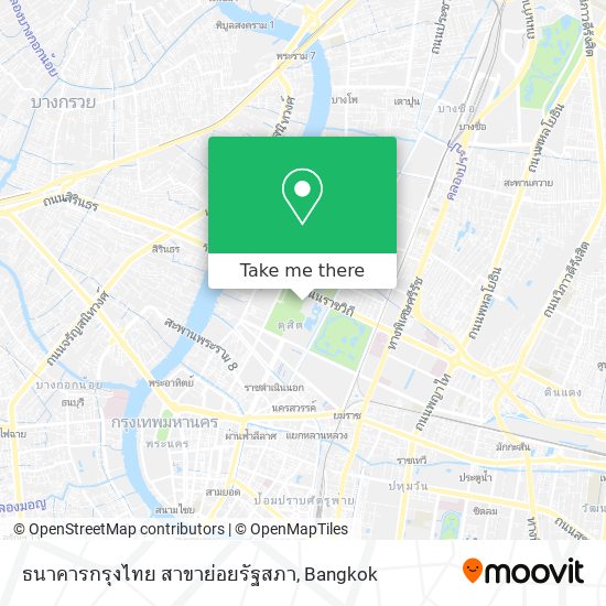 ธนาคารกรุงไทย สาขาย่อยรัฐสภา map