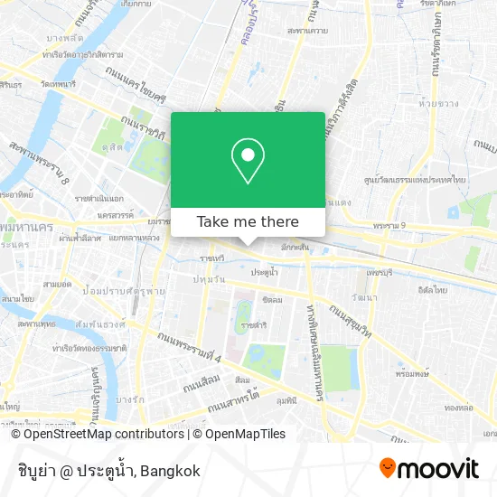 ชิบูย่า @ ประตูน้ำ map