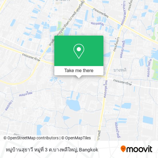 หมู่บ้านสุธาวี หมู่ที่ 3 ต.บางพลีใหญ่ map