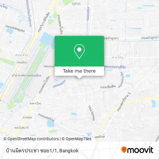 บ้านมิตรประชา ซอย1/1 map