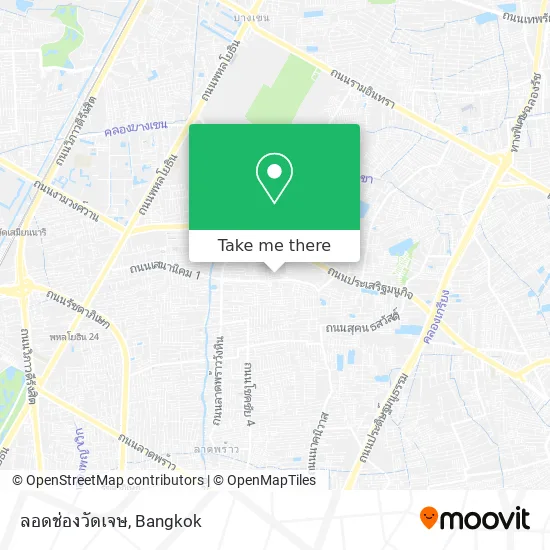 ลอดช่องวัดเจษ map