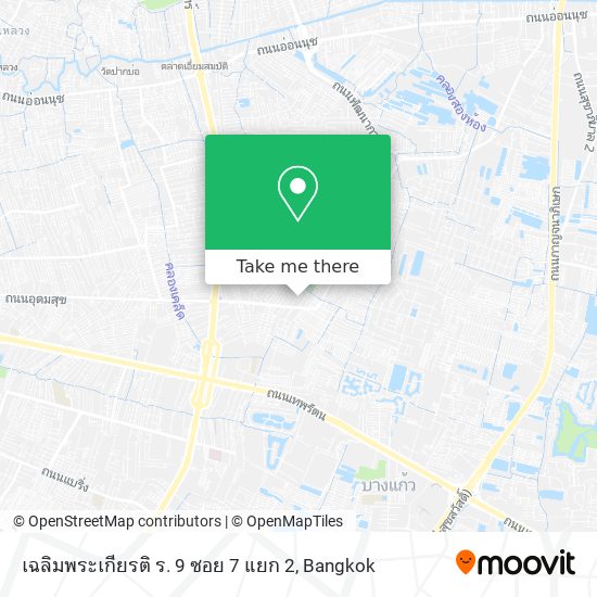 เฉลิมพระเกียรติ ร. 9 ซอย 7 แยก 2 map