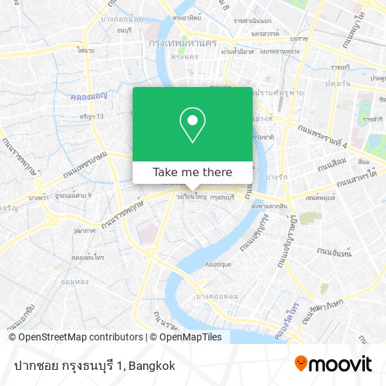 ปากซอย กรุงธนบุรี 1 map