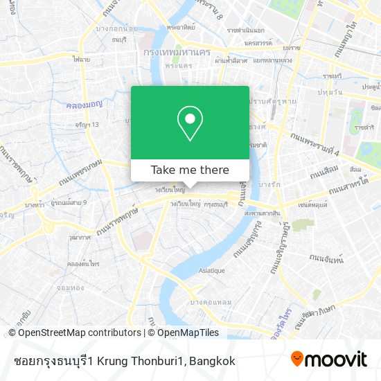ซอยกรุงธนบุรี1 Krung Thonburi1 map