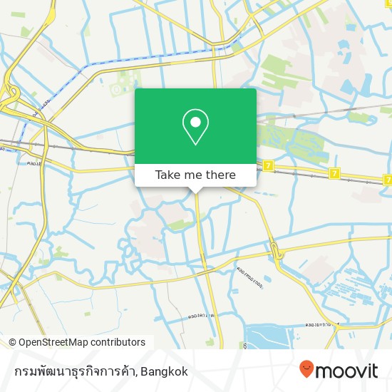 กรมพัฒนาธุรกิจการค้า map