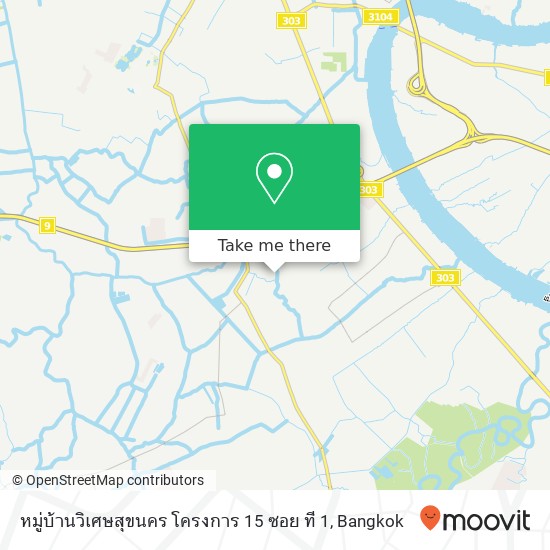 หมู่บ้านวิเศษสุขนคร โครงการ 15 ซอย ที 1 map