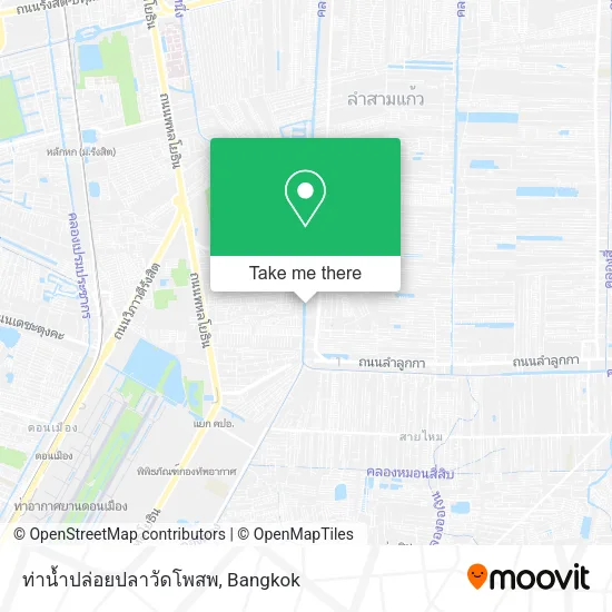 ท่าน้ำปล่อยปลาวัดโพสพ map