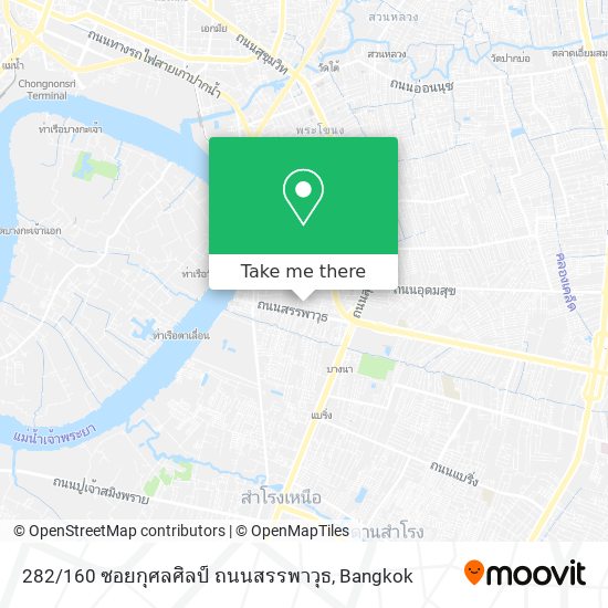 282 / 160 ซอยกุศลศิลป์ ถนนสรรพาวุธ map