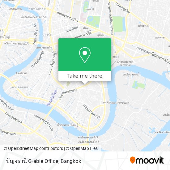 ปัญจธานี G-able Office map