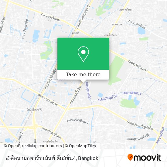 @ลือนามอพาร์ทเม้นท์ ตึก3ชั้น4 map