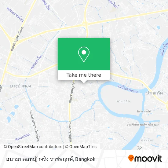 สนามบอลหญ้าจริง ราชพฤกษ์ map
