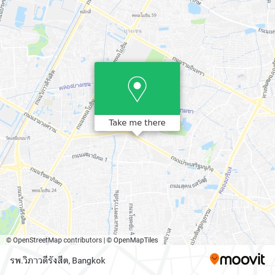 รพ.วิภาวดีรังสีต map