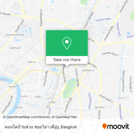 คอนโดบ้านสวน ซอยวิภาวดี@j map