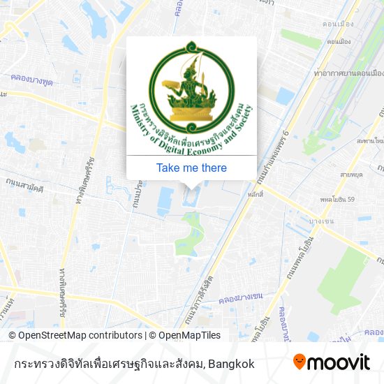 กระทรวงดิจิทัลเพื่อเศรษฐกิจและสังคม map